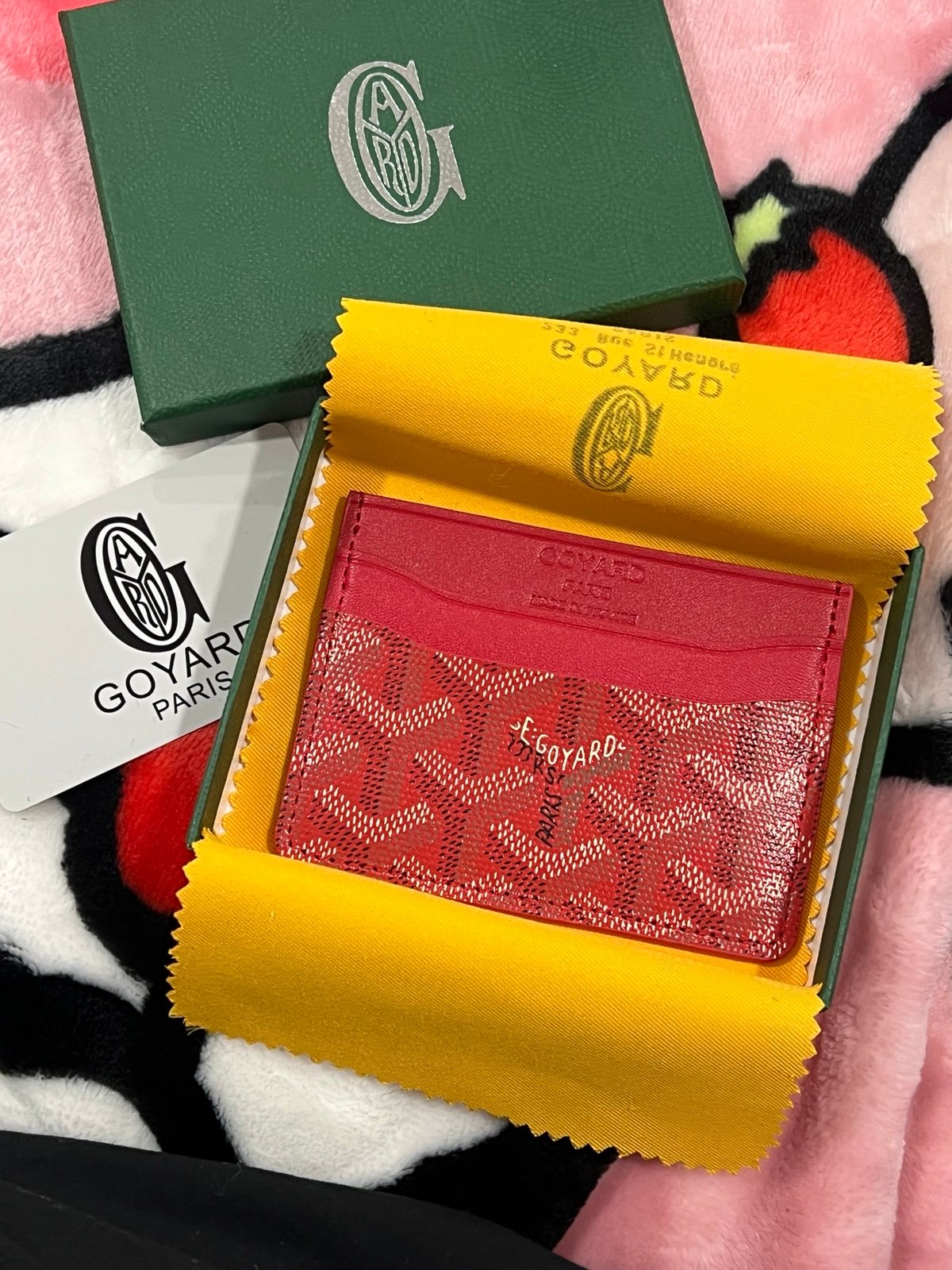 Red Designer Cardholder