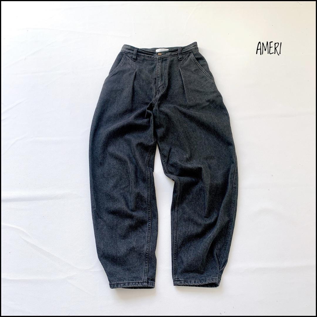 【Excellent Condition】AMERI Black Denim - Flattering and Versatile, Perfect for Styling Up! Cute!