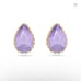 Swarovski Chroma stud earrings Drop cut, Multicolored, Gold-tone plated NWT