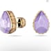 Swarovski Chroma stud earrings Drop cut, Multicolored, Gold-tone plated NWT