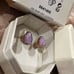 Swarovski Chroma stud earrings Drop cut, Multicolored, Gold-tone plated NWT