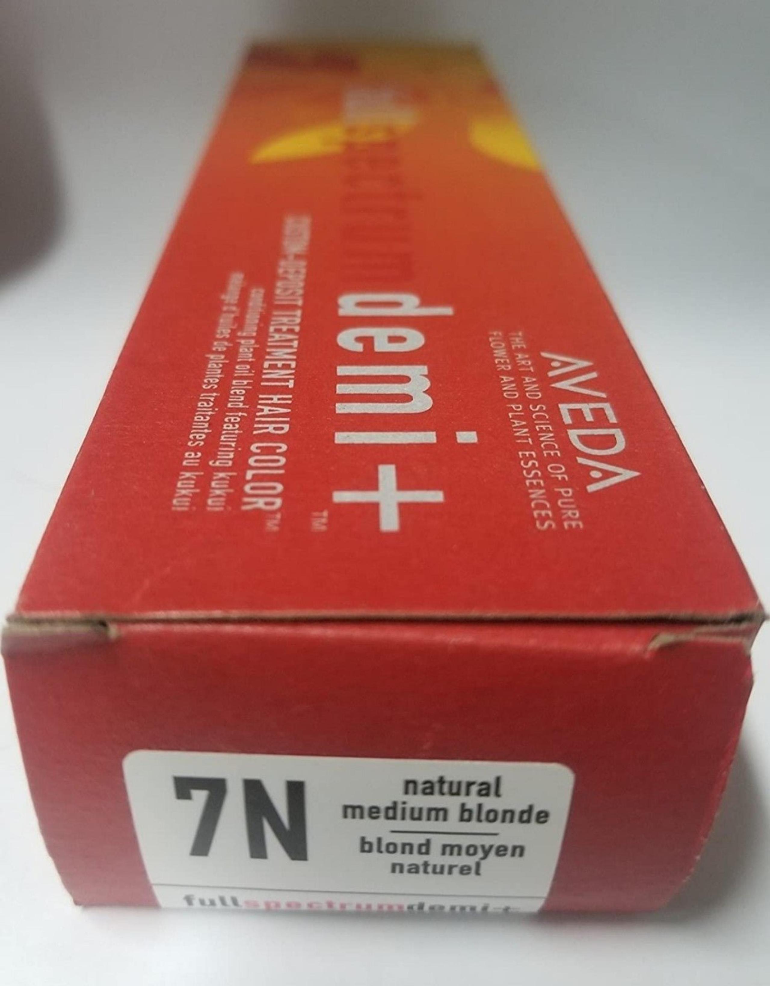 Aveda Demi+ Deposit Hair Color, 7N (Natural Medium Blonde) 2.8 oz. - New