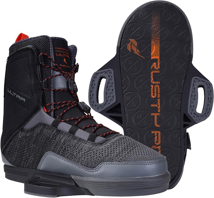 Size 9 Hyperlite Ultra Rusty Malinoski Signature Wakeboard Bindings