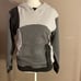 Lululemon All Yours Colorblock Hoodie Sweatshirt Gray Asymmetrical Pocket Sz 4