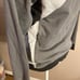 Lululemon All Yours Colorblock Hoodie Sweatshirt Gray Asymmetrical Pocket Sz 4