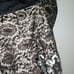 Liancarlo Vintage Black & Silver Silk Embellished Sequenced Halter Fitted Sz 24