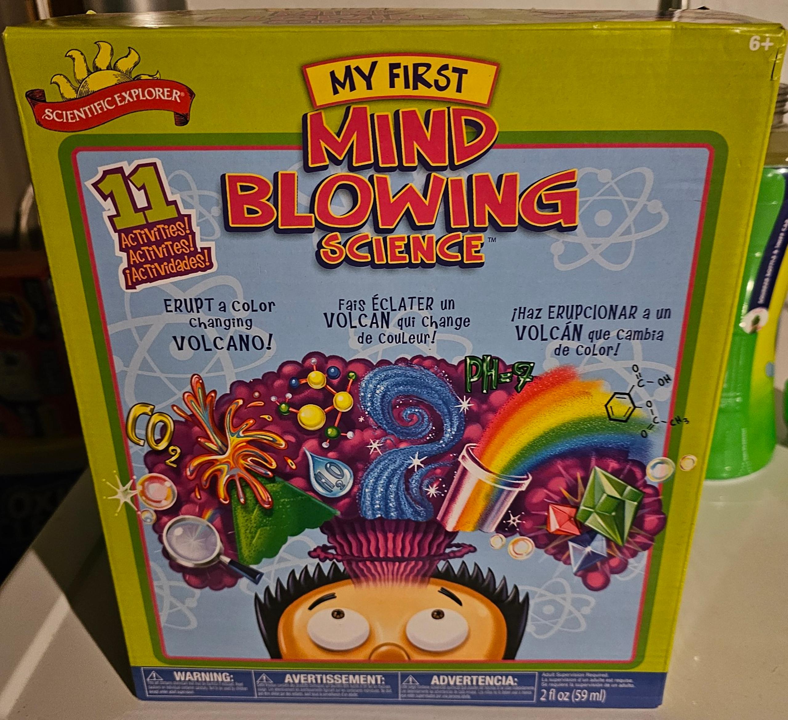 Scientific Explorer My First Blowing Science 11 Activities Kit, Brand New in Box