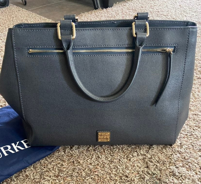 Dooney & Bourke saffiano zip satchel