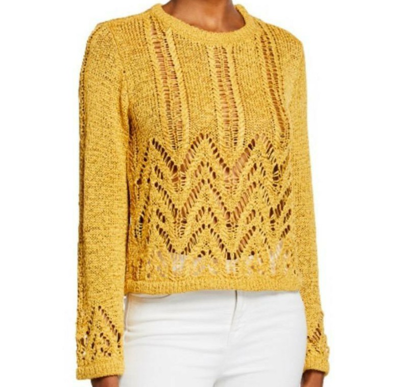 ♡NWT BCBGMAXAZRIA Mixed Stitch Sweater♡