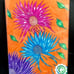 Artwork Pen Wildflowers in Glass frame