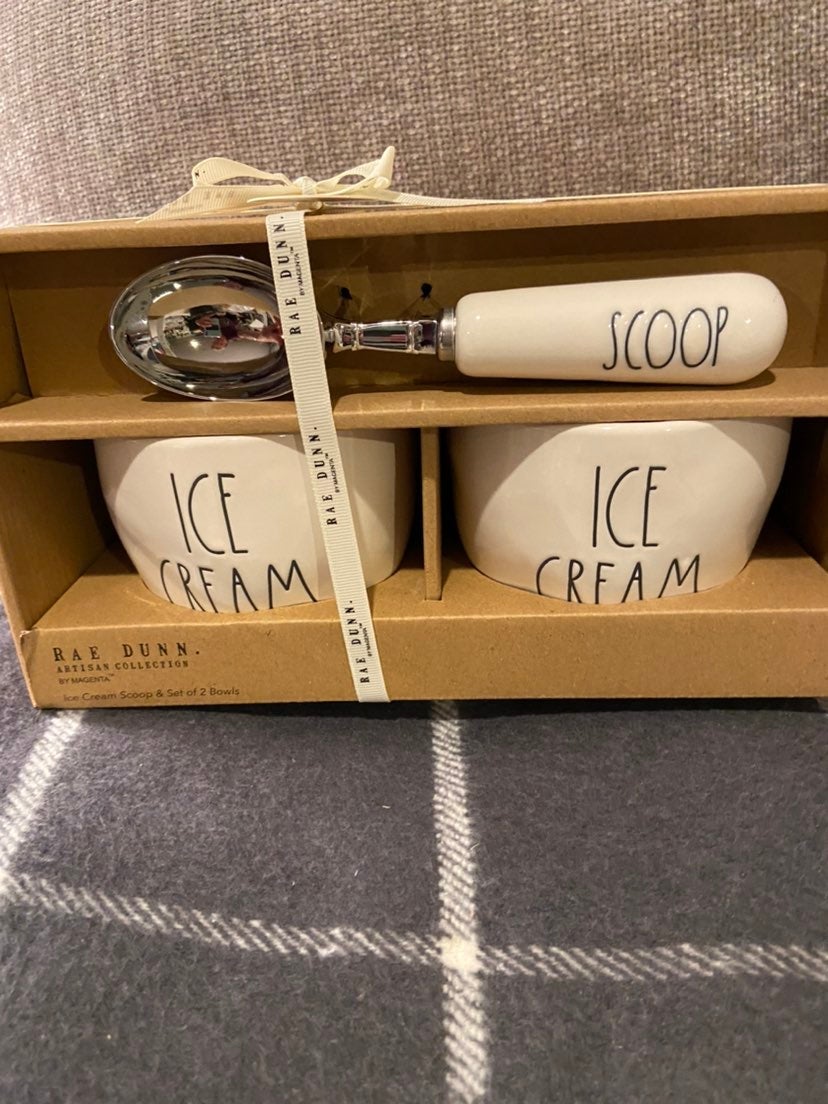 Rae Dunn Ice cream set