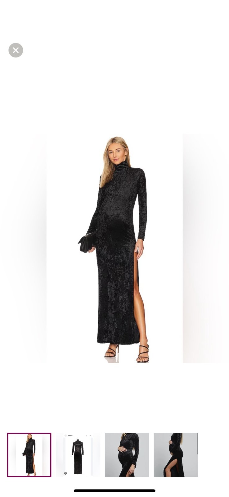 Bumpsuit Velvet Monica Maternity Dress