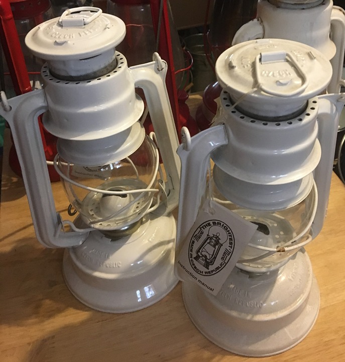864 Meva Czech Republic large lantern brightest vintage kerosene paraffin 10.5