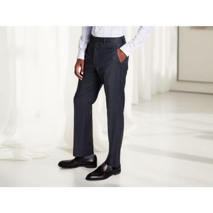 Michael Kors Mens Big Tall Solid Wool Blend Suit Pants Black Size 42x32 NWT