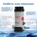 CL200 in-line Automatic Pool Chlorinator for Hayward Chlorinator for Above Groun