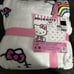 HELLO KITTY PLUSH RAINBOW Blanket