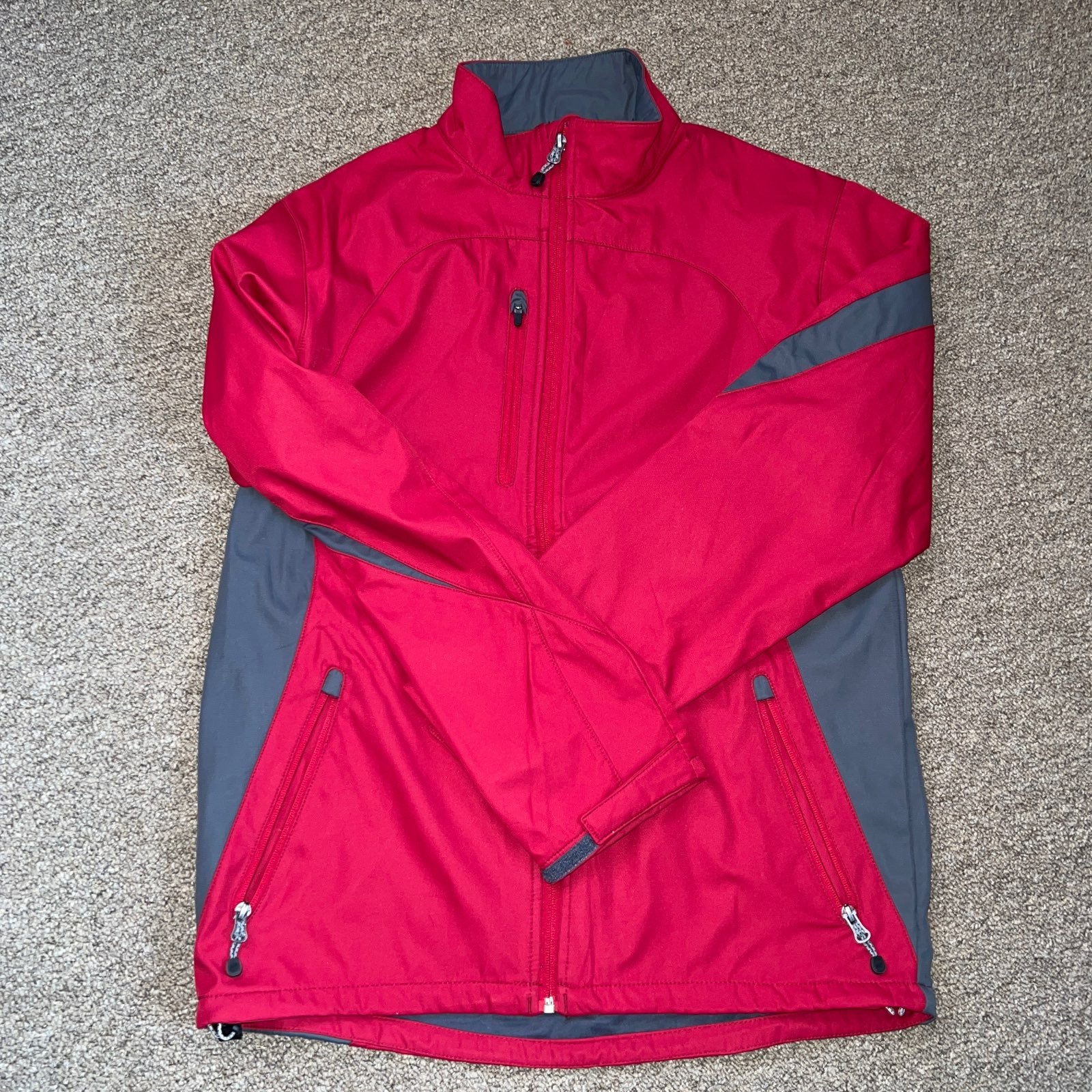 Outer Boundary Men's Vintage Red/Grey Storm Selkirk Jacket