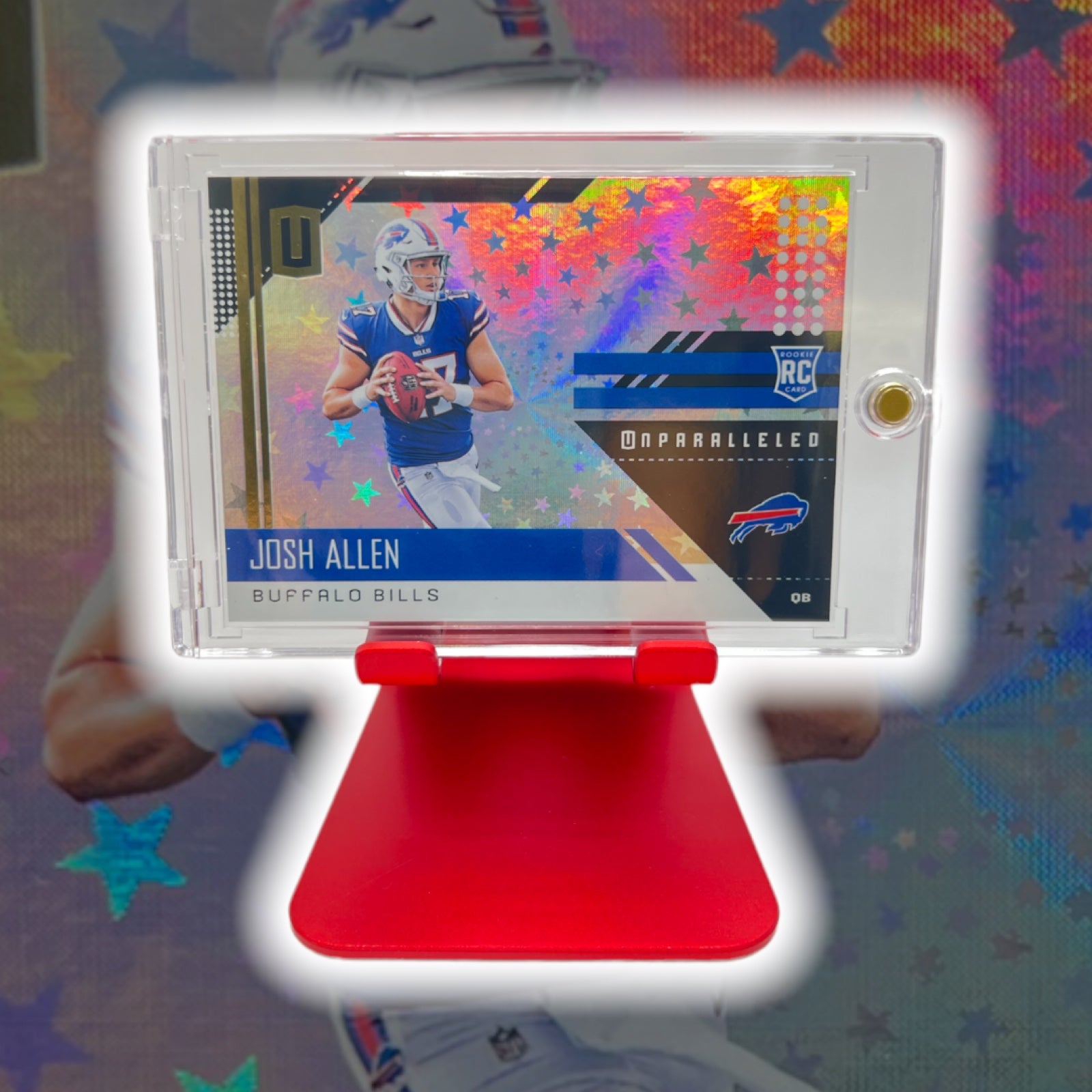 Josh Allen RC Rookie Card Astral Parralel Buffalo Bills Unparalled SP 5/200