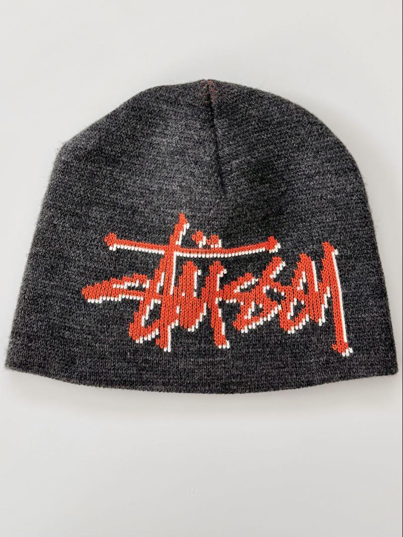 Vintage 90s Stussy Beanie Rasta Knit Ultra Rare Stussy