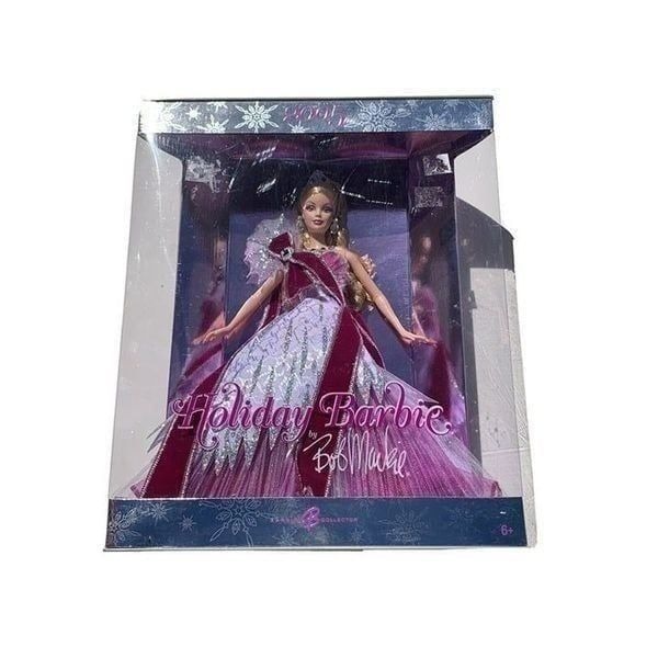 2005 Mattel Holiday Barbie Collector Doll By Bob Mackie G8058 NRFB New