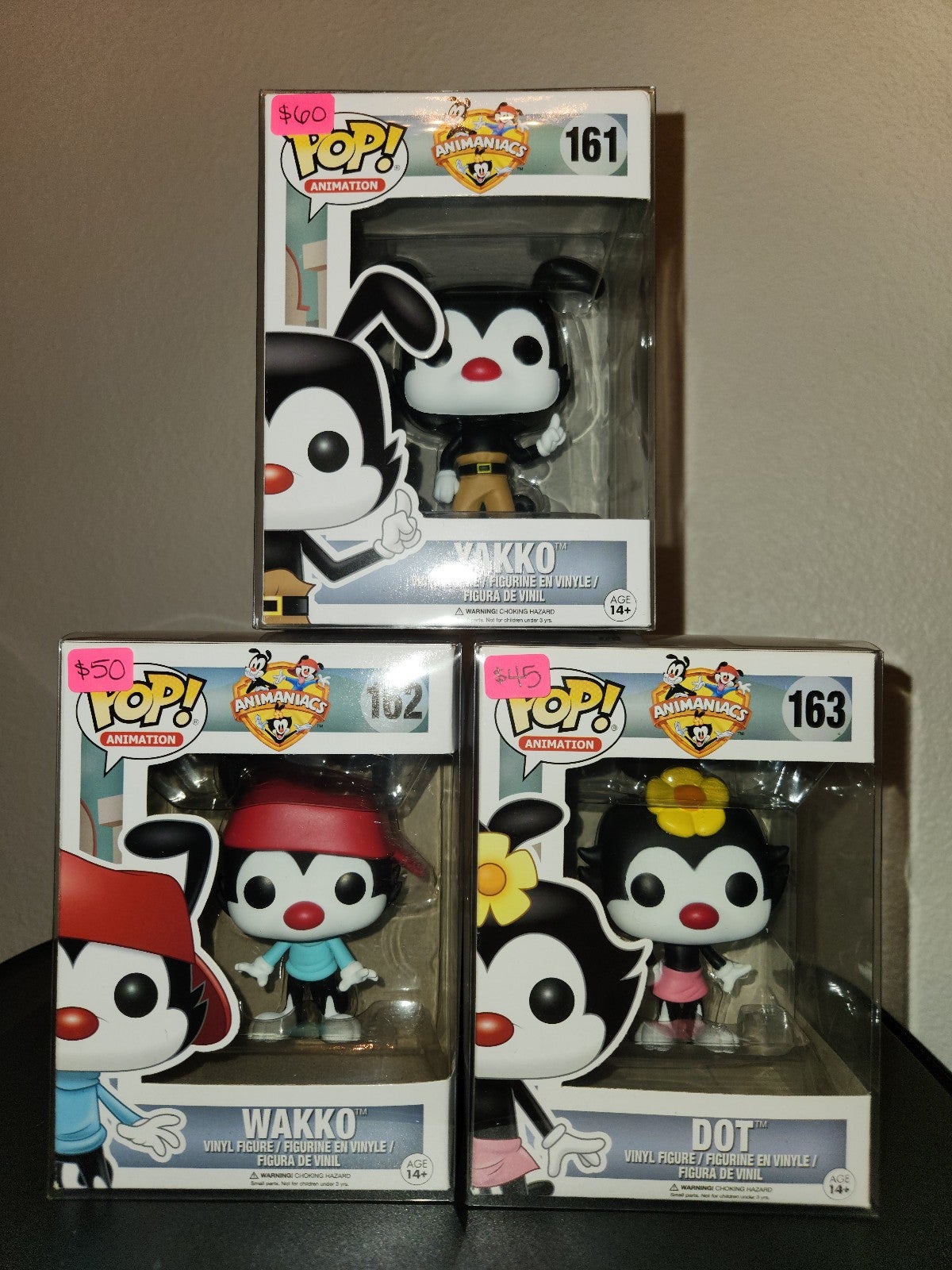 Animaniacs Funko Pop Lot
