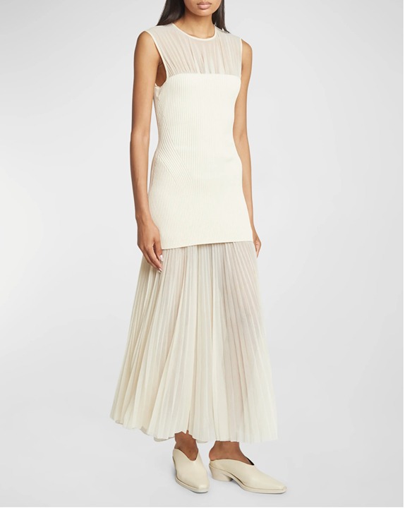 Proenza Schouler Niki Pleated Maxi Dress