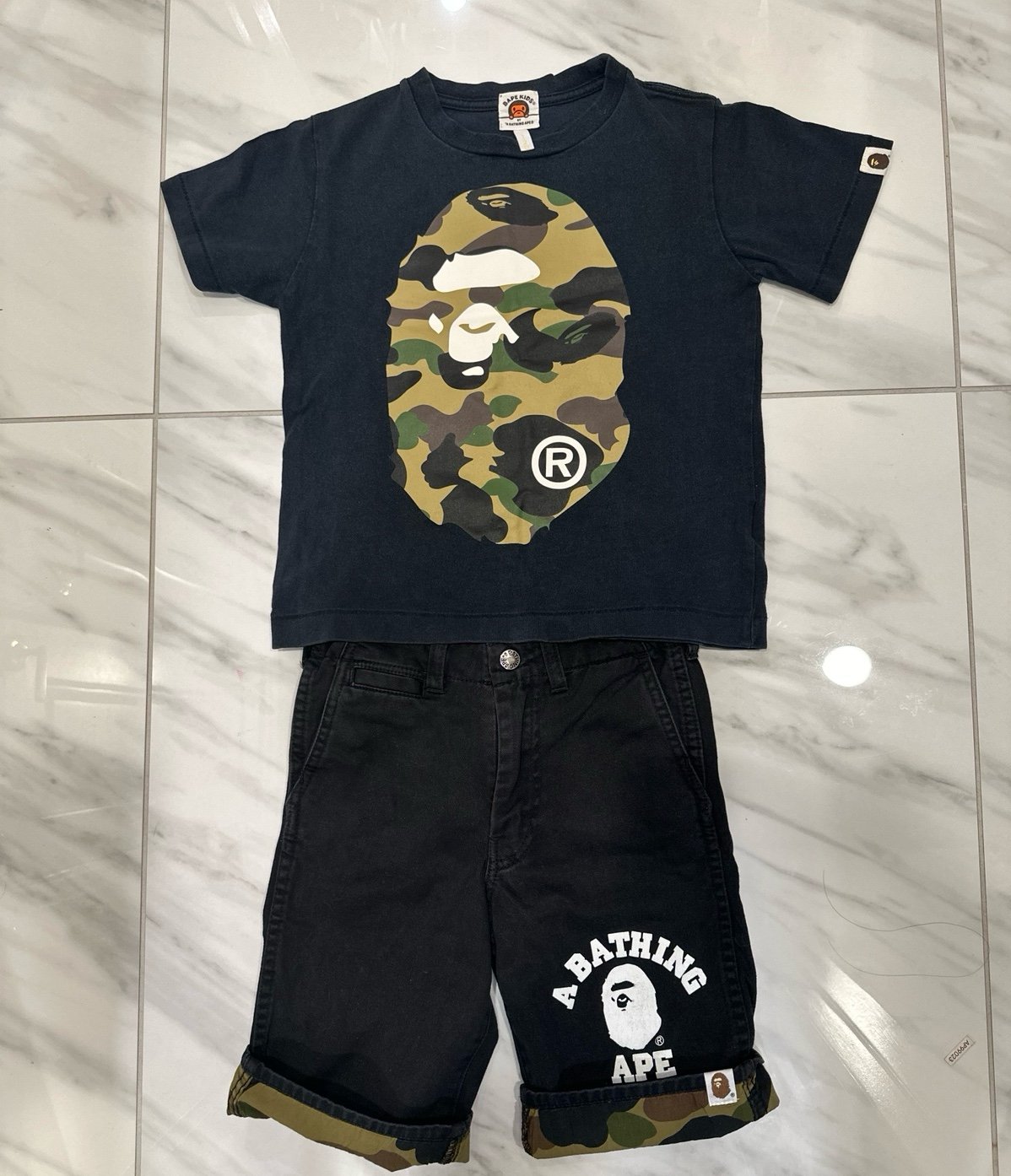Bape boy suit