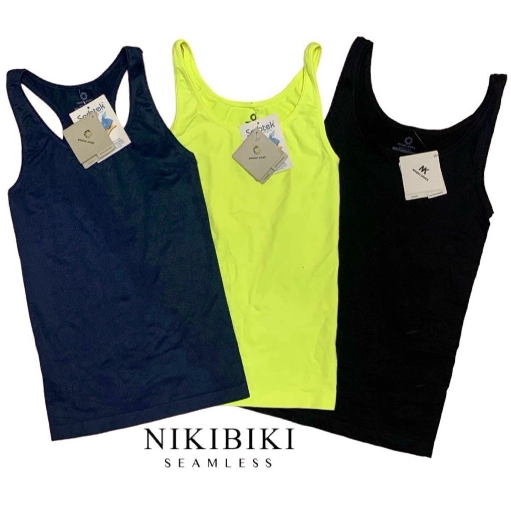 NIKIBIKI 105 Bundle of 3 Stretch Tank Tops S/M NWT