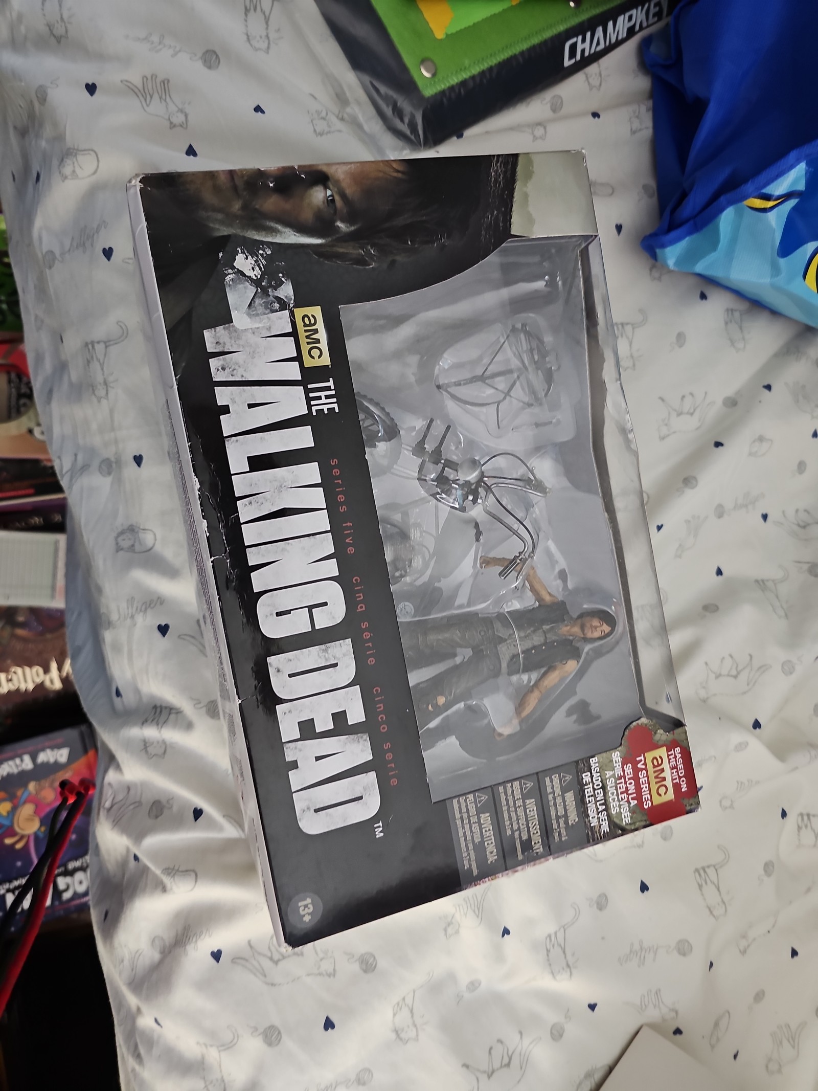 The walking dead and Daryl Dixon chopper action figure toy mcfarlane