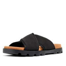Camper Men's Brutus Slide Black Sandals Size 6.5