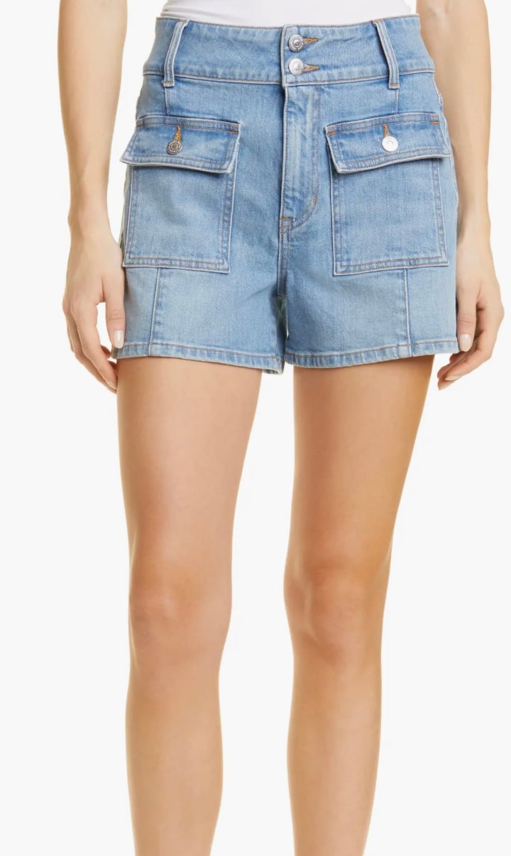 Women’s Veronica Beard Abigail Patch Pocket Shorts Size 24