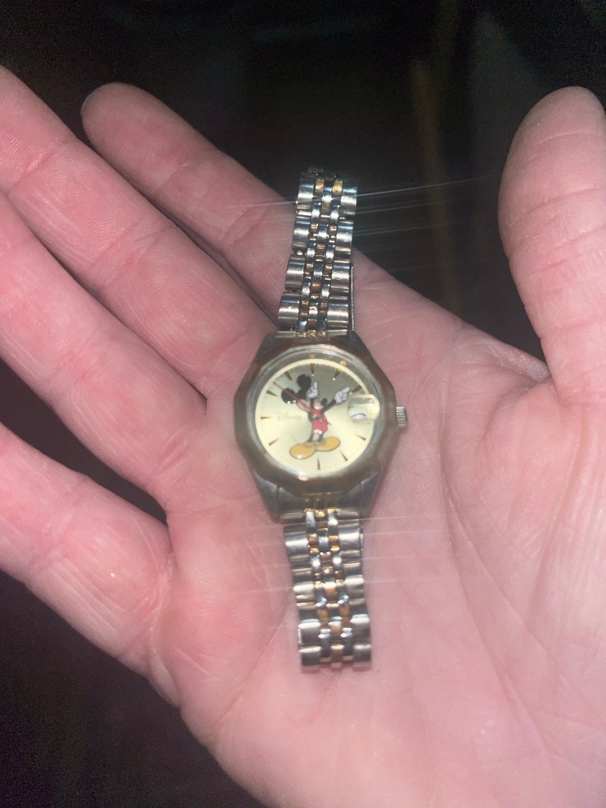 mickey mouse wrist watch