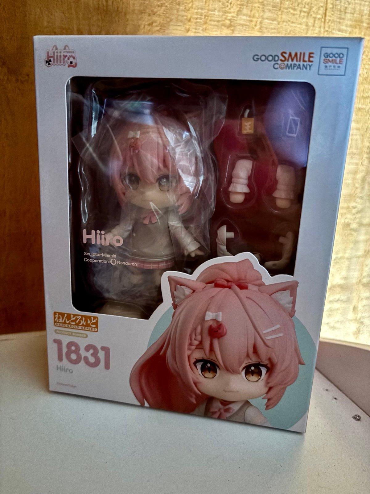 Nendoroid 1831 Hiiro vtuber pink catgirl