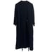NWT Elizabeth & Clarke The Harlow AllHours Vegan Silk Robe Black size Larg