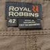 Royal Robbins New Men Size 42 Active Traveler Nylon Short Brown UPF 50 Inseam 10