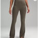 Lululemon Groove Nulu Super-High-Rise Flared Pant Regular size 4 army green