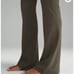 Lululemon Groove Nulu Super-High-Rise Flared Pant Regular size 4 army green