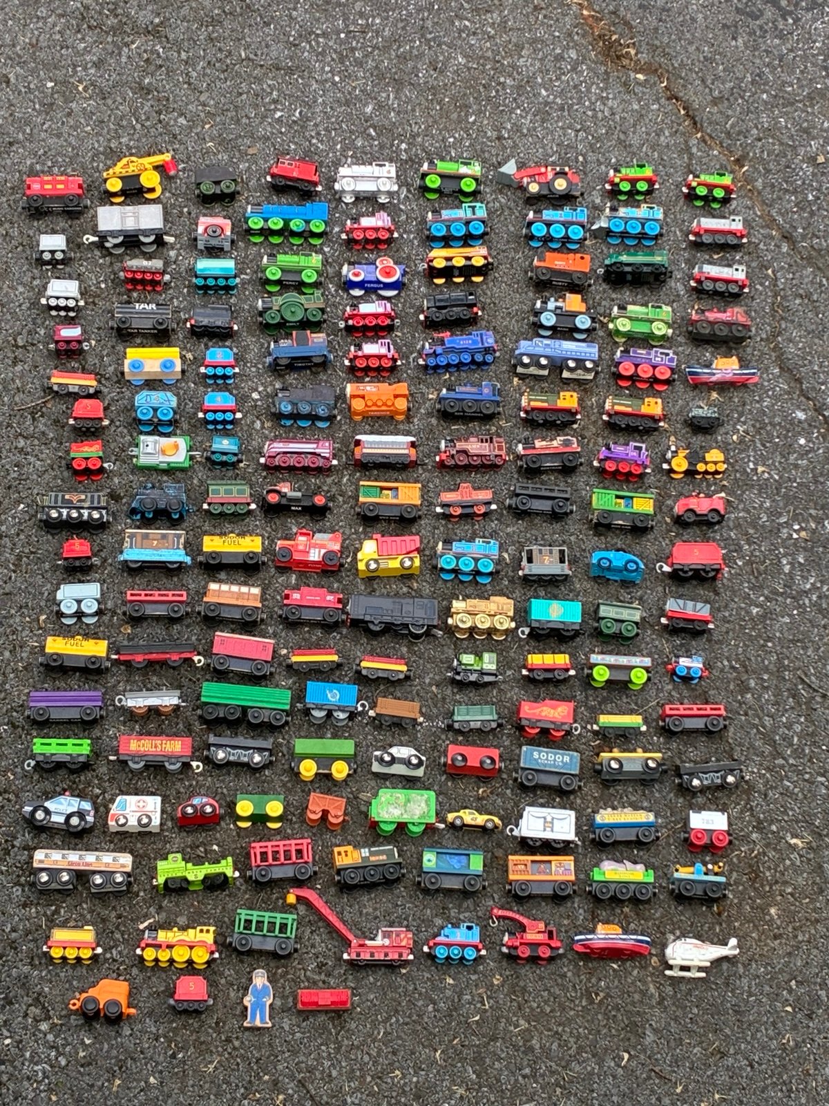 Vintage Thomas The Train Lot Of 150 Wood/Metal/Plastic Gullane & More! MASSIVE!