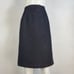 Vintage 90's Leslie Fay Black Floral Pencil Skirt