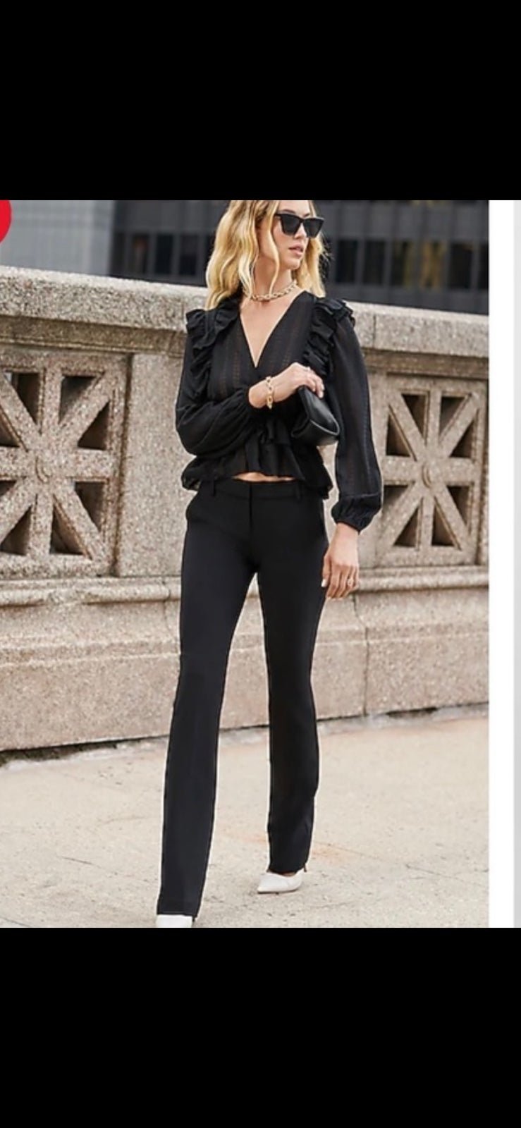 Express mid rise boot cut pant