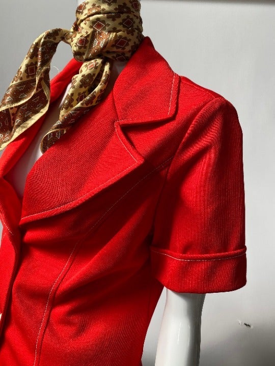 Vintage JC Penney Red Jacket