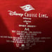 Disney parks cruise line sailor Minnie Mouse striped nautical spirit jersey M