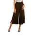 Sachin & Babi Portia Linen Pant Wide Leg Embroidered Hem Culotte Smocked Waist