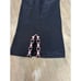 Sachin & Babi Portia Linen Pant Wide Leg Embroidered Hem Culotte Smocked Waist