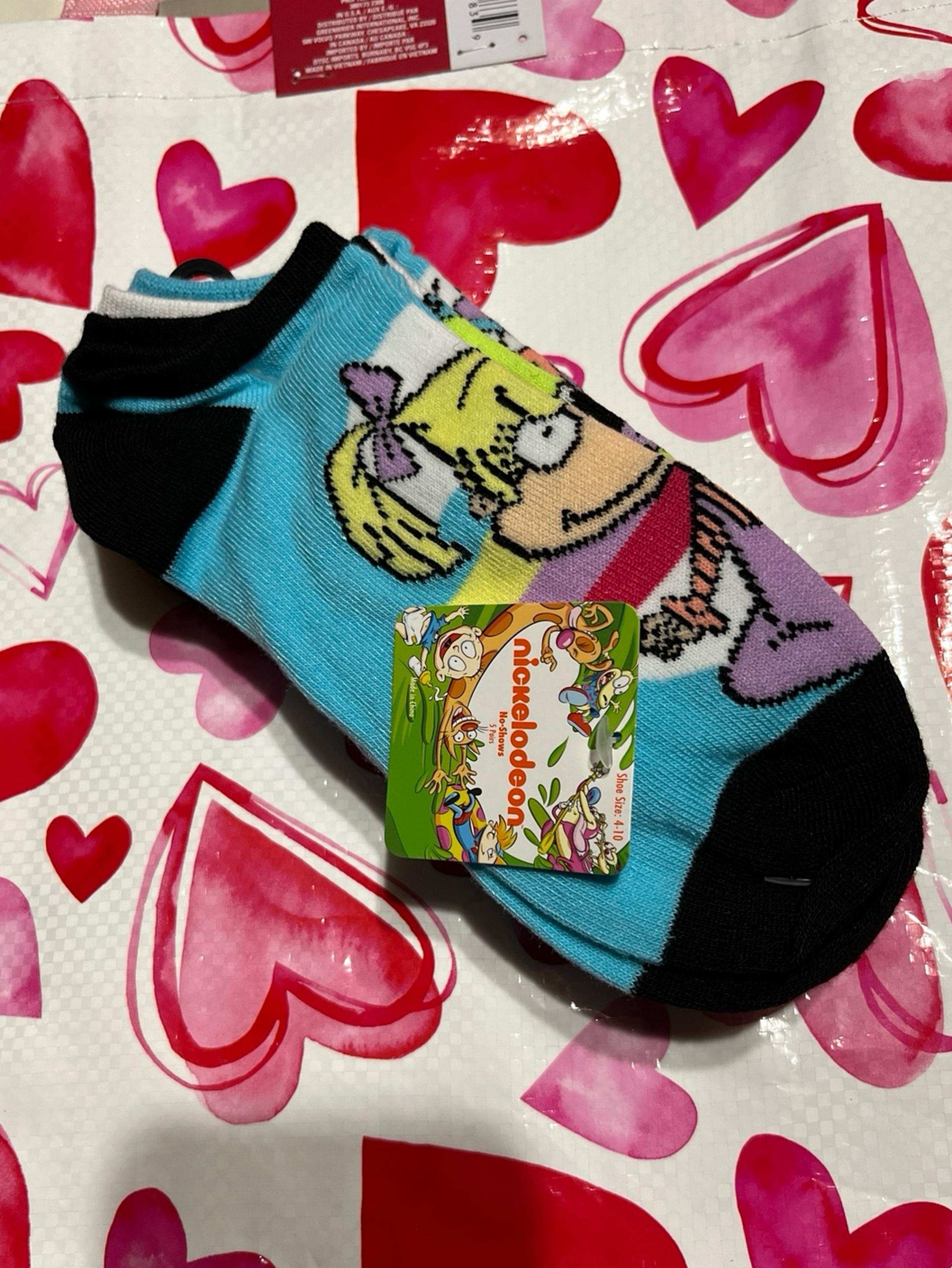 Nickelodeon No Show Socks 5 pk