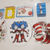 Large Lot of Dr. Seuss The Cat In The Hat and Thing 1, Thing 2