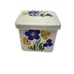 Figgjo Mayflower ceramic lidded box floral print Norway Sugar salt box Scandinav