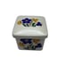 Figgjo Mayflower ceramic lidded box floral print Norway Sugar salt box Scandinav