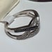 .23ctw Real round Blue & White Diamond Weaved Sterling Silver S-7 Ring #19865