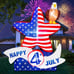 4th of July Inflatable Star American Flying Bald Eagle 5.2FT
